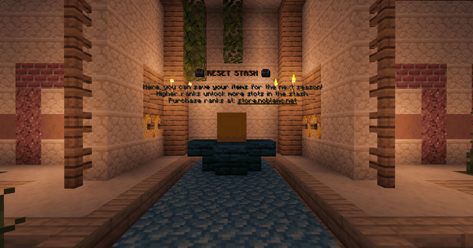 Reset stash room in NobleMC