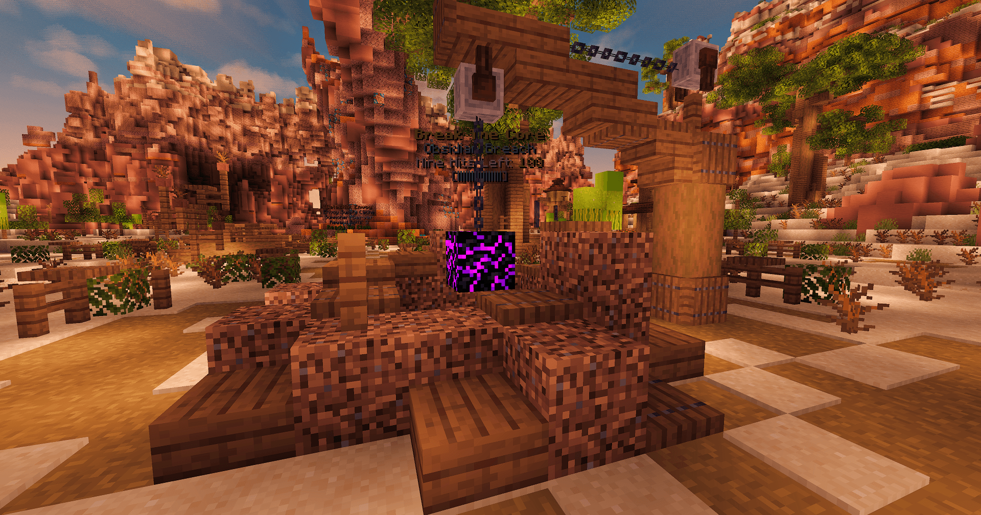 Warp PvP Break the Core area in NobleMC